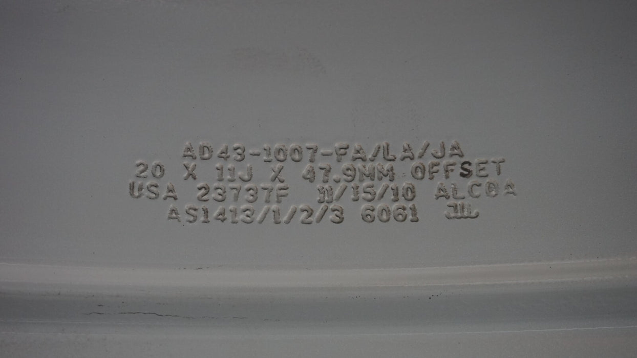 2010-2013 ASTON MARTIN RAPIDE REAR 10 SPOKE RIM WHEEL 20" 20X11 OEM AD43-1007