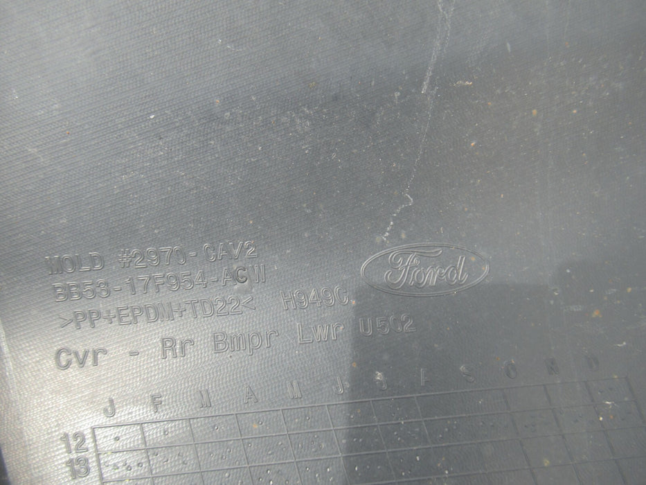 2011 - 2015 FORD EXPLORER REAR BUMPER COVER PANEL FACTORY BB53-17F954-ACW OEM