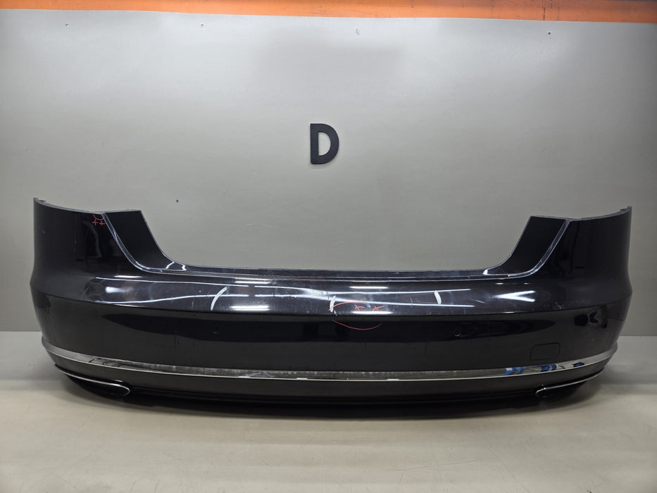 2015-2018 AUDI A8 S8 REAR COMPLETE BUMPER COVER OEM 4H0807511