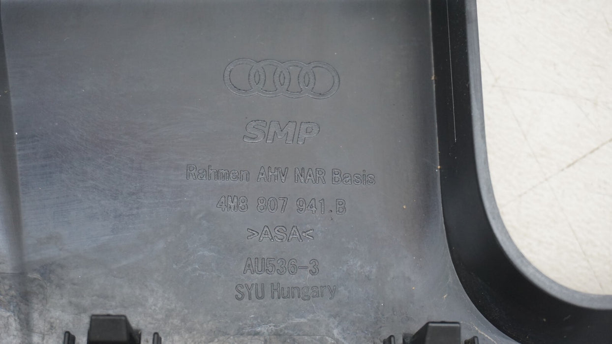 2019-2020 AUDI Q8 SUV REAR LOWER BUMPER COVER VALANCE PANEL OEM 4M8807941B
