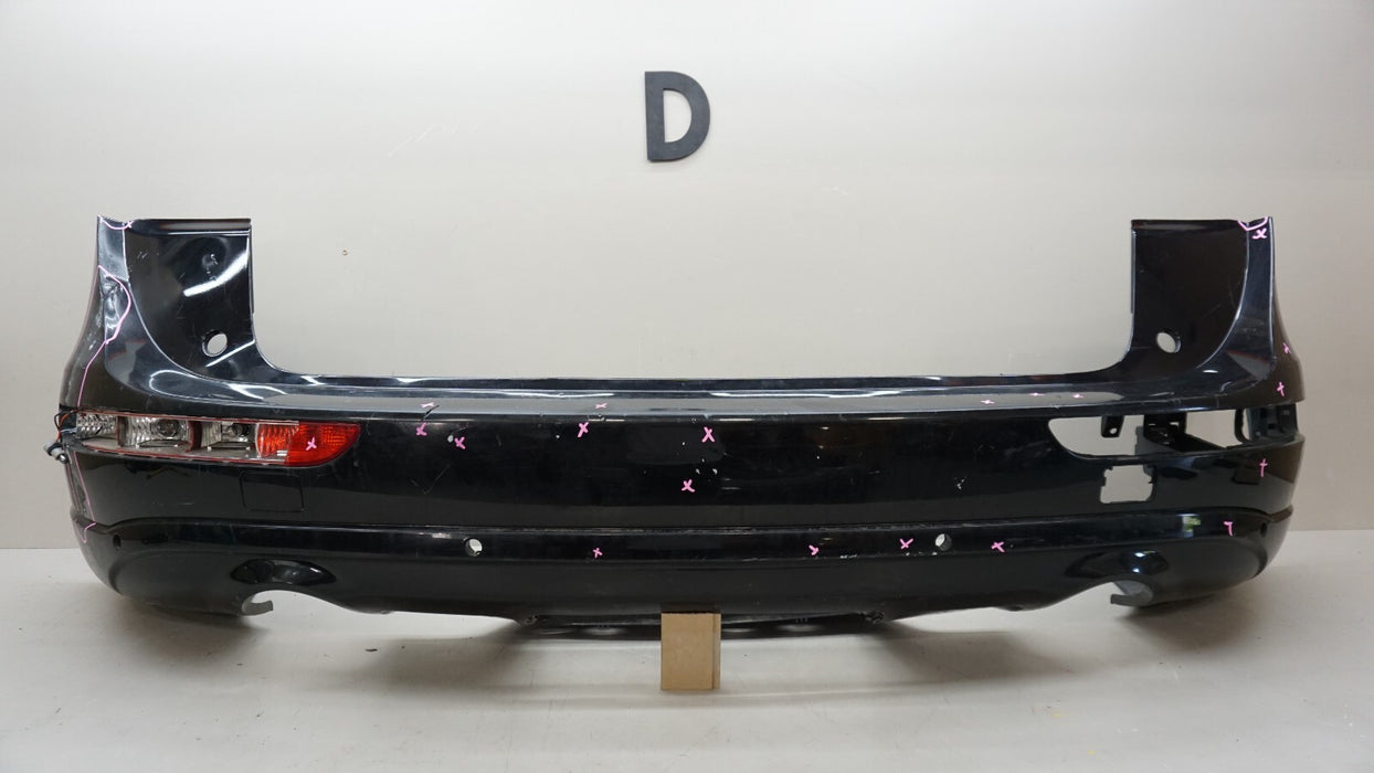 2009-2012 AUDI Q5 REAR BUMPER COVER PANEL W/ SPOILER VALANCE OEM 8R0807385C