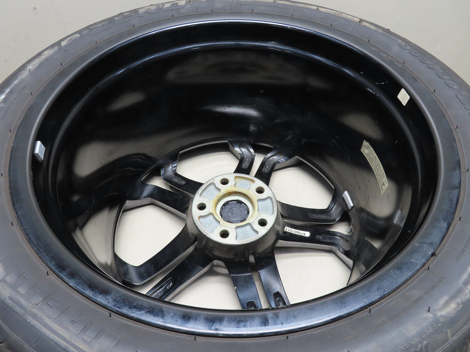 LAMBORGHINI AVENTADOR LP700 20" REAR GENUINE RIM 470601025A 12JX20H2 BAD TIRE!!