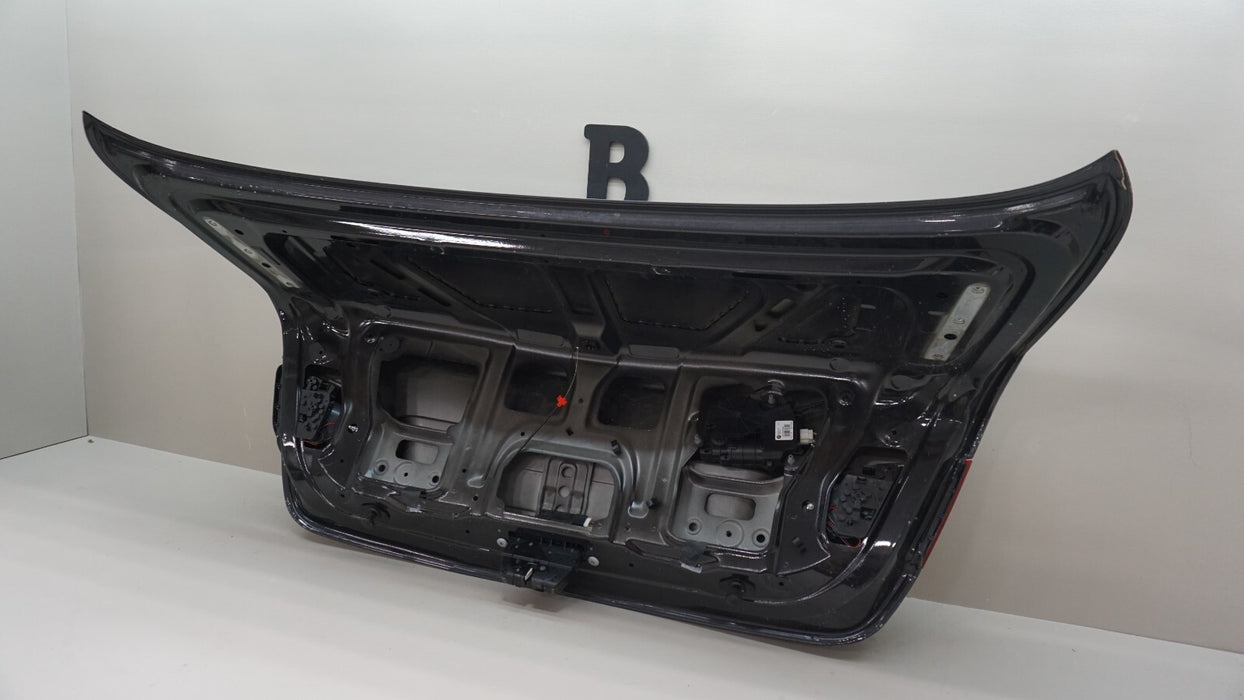 2014-2016 BMW 535I F10 SEDAN REAR TRUNK LID W/ LOCK INNER TAIL LIGHT EMBLEM OEM
