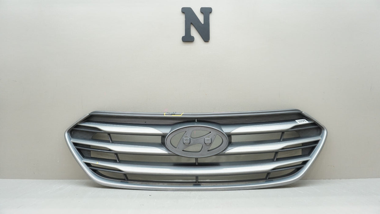 2017-2018 HYUNDAI SANTA FE FRONT UPPER RADIATOR GRILLE OEM 86351-4Z500
