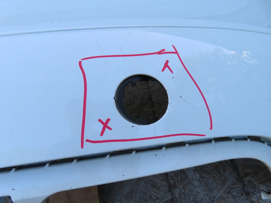 2008-2010 AUDI TT QUATTRO 2DR COUPE REAR BUMPER COVER PANEL OEM 8J0807317