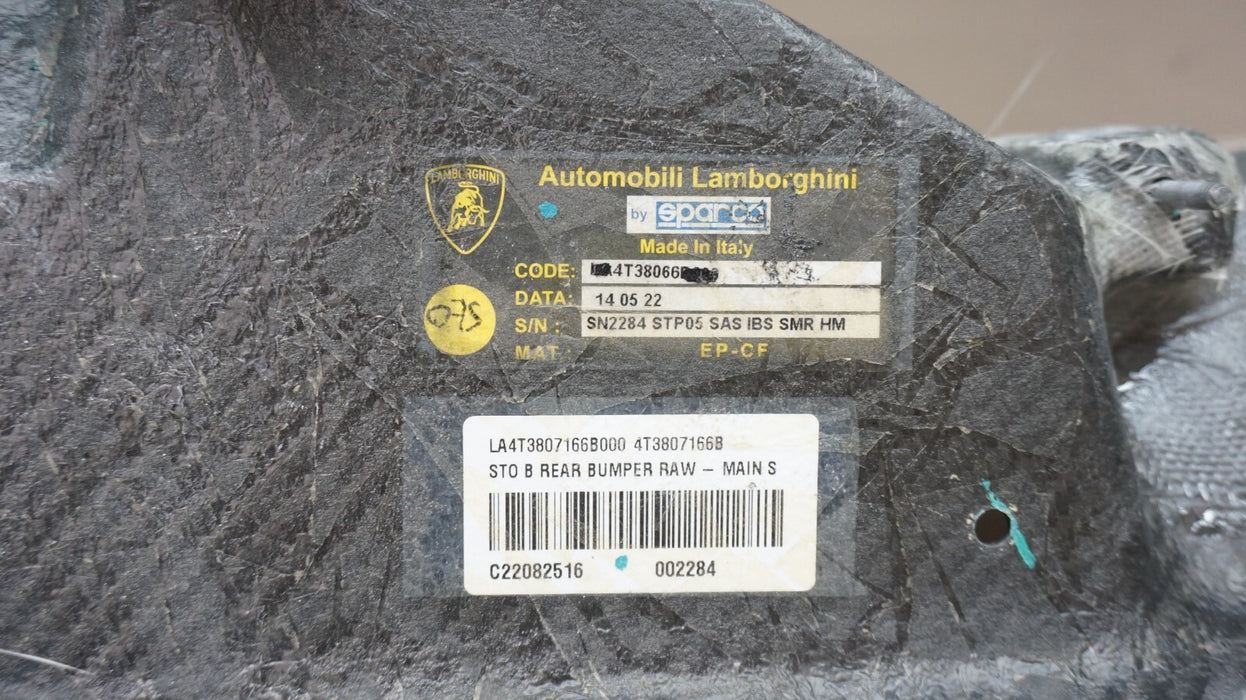 2021-2024 LAMBORGHINI STO REAR BUMPER CARBON FIBER COVER OEM *RECONDITIONED