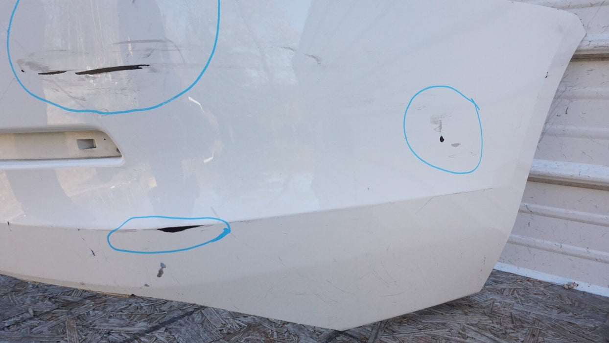 2013 2014 2015 CHEVROLET CHEVY MALIBU REAR BUMPER COVER WHITE OEM 13 14 15