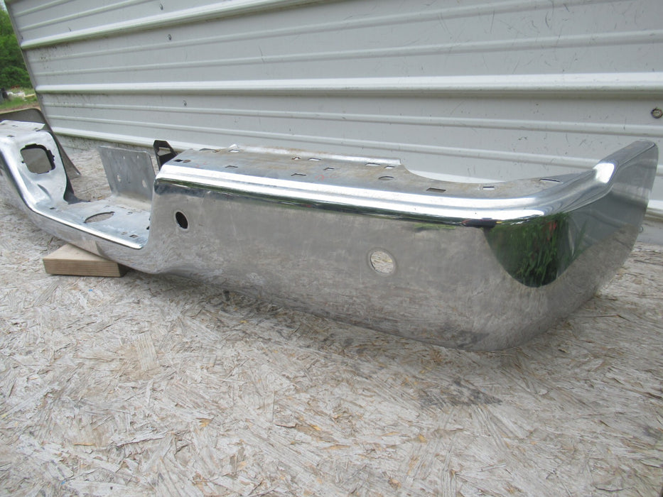 2013-2018 DODGE RAM 2500 3500 REAR BUMPER  PANEL CHROME  CAP AFTERMARKET