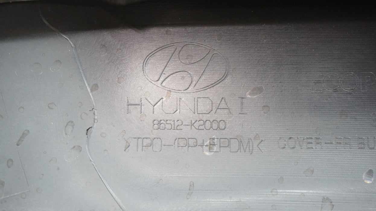 2020-2025 HYUNDAI VENUE FRONT LOWER BUMPER VALANCE PANEL OEM 86512-K2000