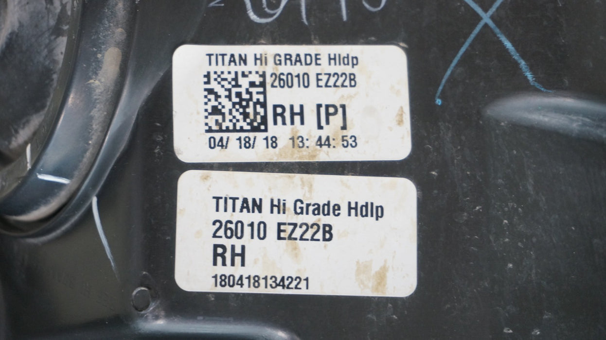 2016-2019 NISSAN TITAN FRONT RIGHT SIDE HID LED HEADLIGHT OEM 26010EZ22B