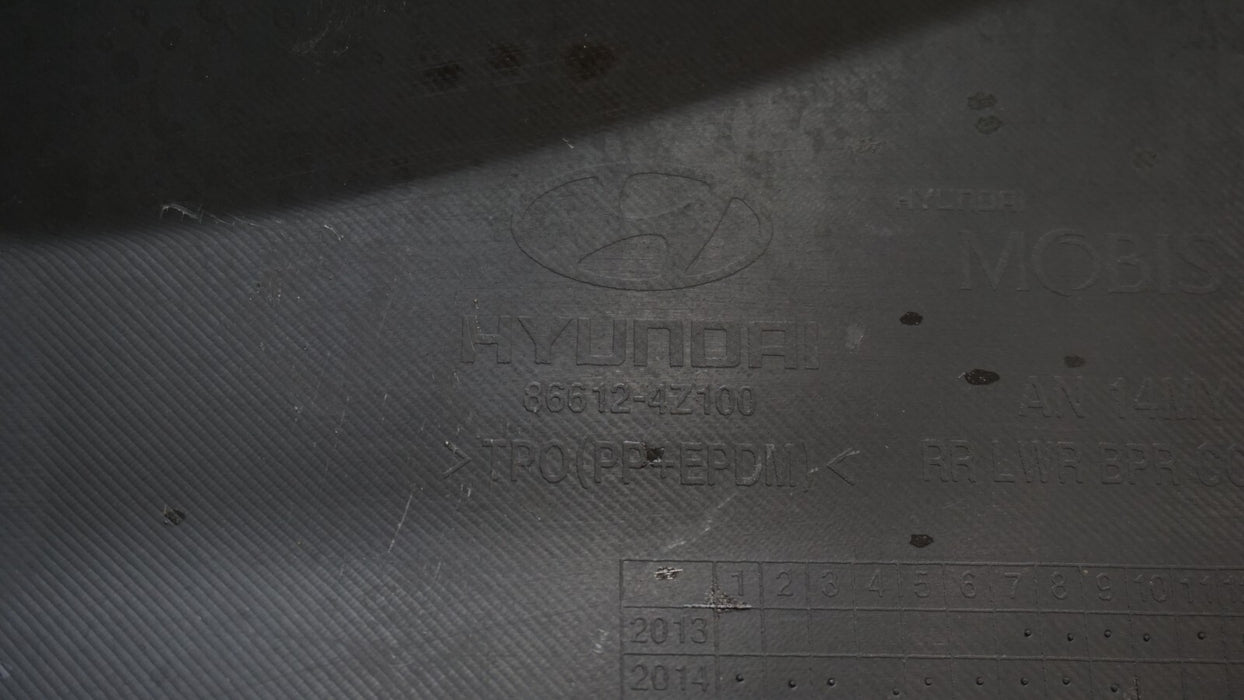 2013-2016 HYUNDAI SANTA FE SPORT REAR LOWER BUMPER COVER PANEL OEM 86612-4Z100