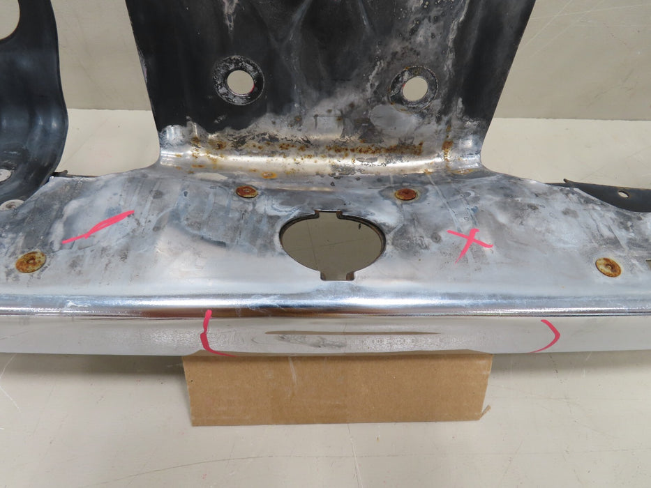 2011-2018 DODGE RAM 1500 PICKUP REAR METAL BUMPER STEP PLATE PAD COVER PANEL OEM