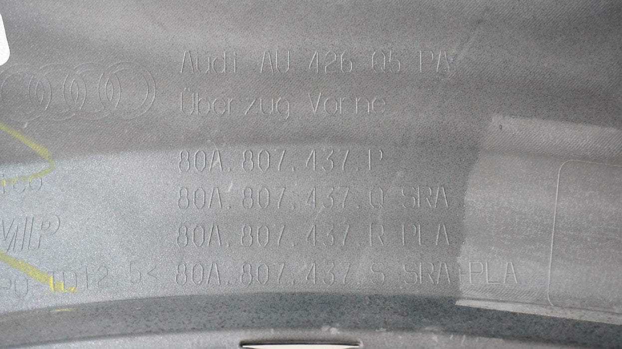 2021-2023 AUDI Q5 FRONT BUMPER COVER PANEL OEM 80A807437P