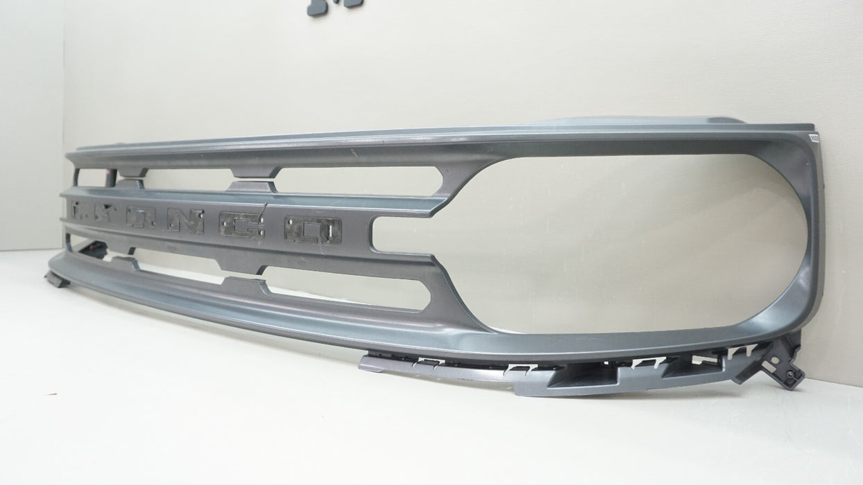 2021-2022 FORD BRONCO FRONT BUMPER GRILLE GRILL OEM M1PB-8200
