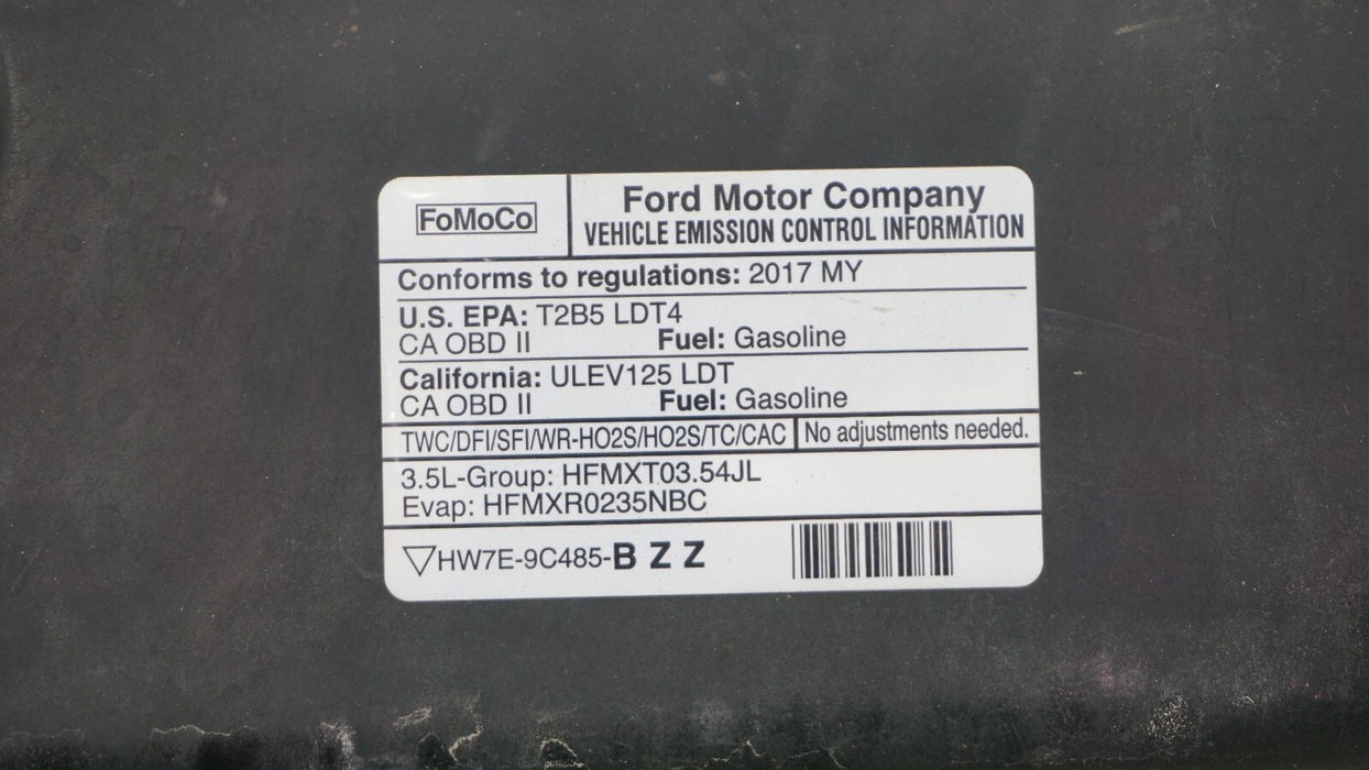 2017-2020 FORD F-150 RAPTOR FRONT HOOD BONNET SHELL PANEL OEM 20 21 22 23