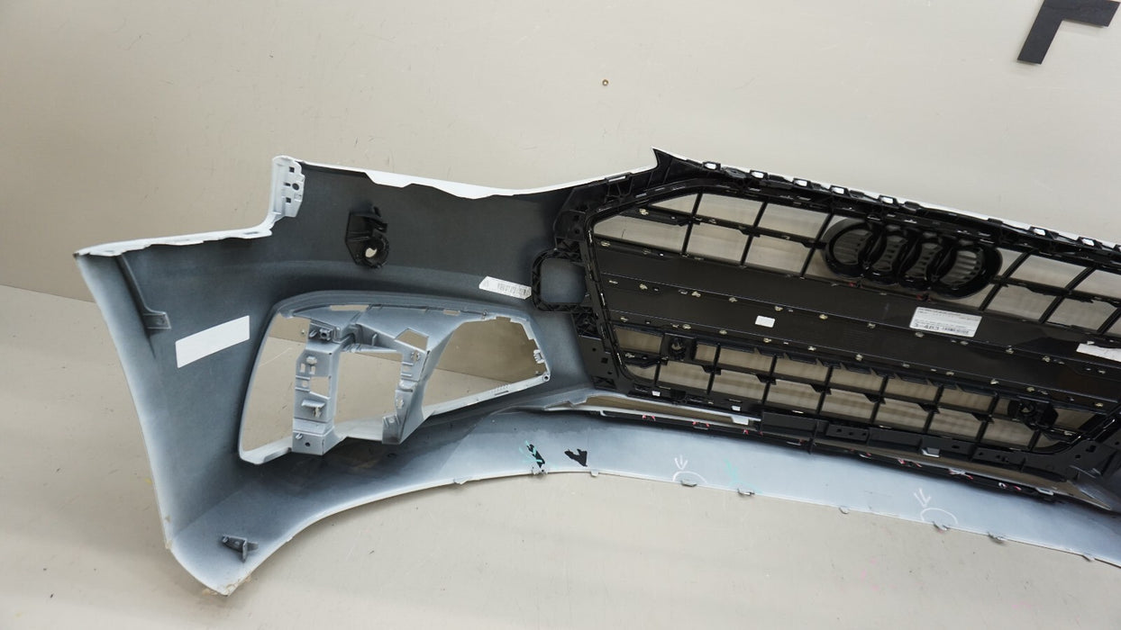 2021 AUDI A4 QUATTRO SEDAN FRONT BUMPER COVER PANEL W/ GRILLE GRILL EMBLEM OEM