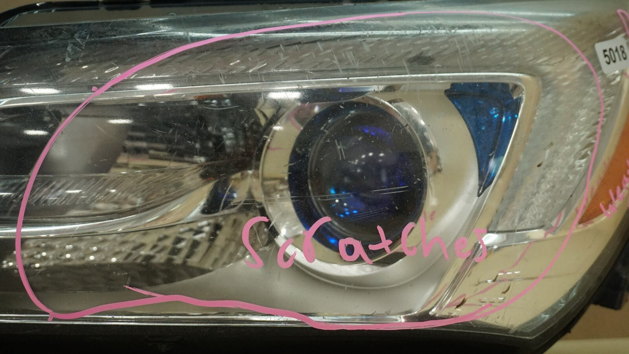 2014-2016 BUICK LACROSSE FRONT LEFT DRIVER SIDE HEADLIGHT HALOGEN OEM 14 15 16