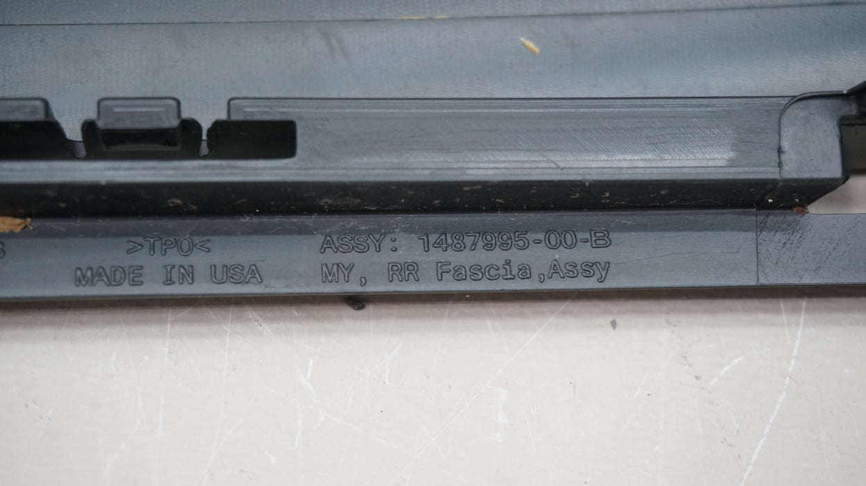2020-2022 TESLA MODEL Y REAR BUMPER COVER PANEL OEM 1494005-00-B