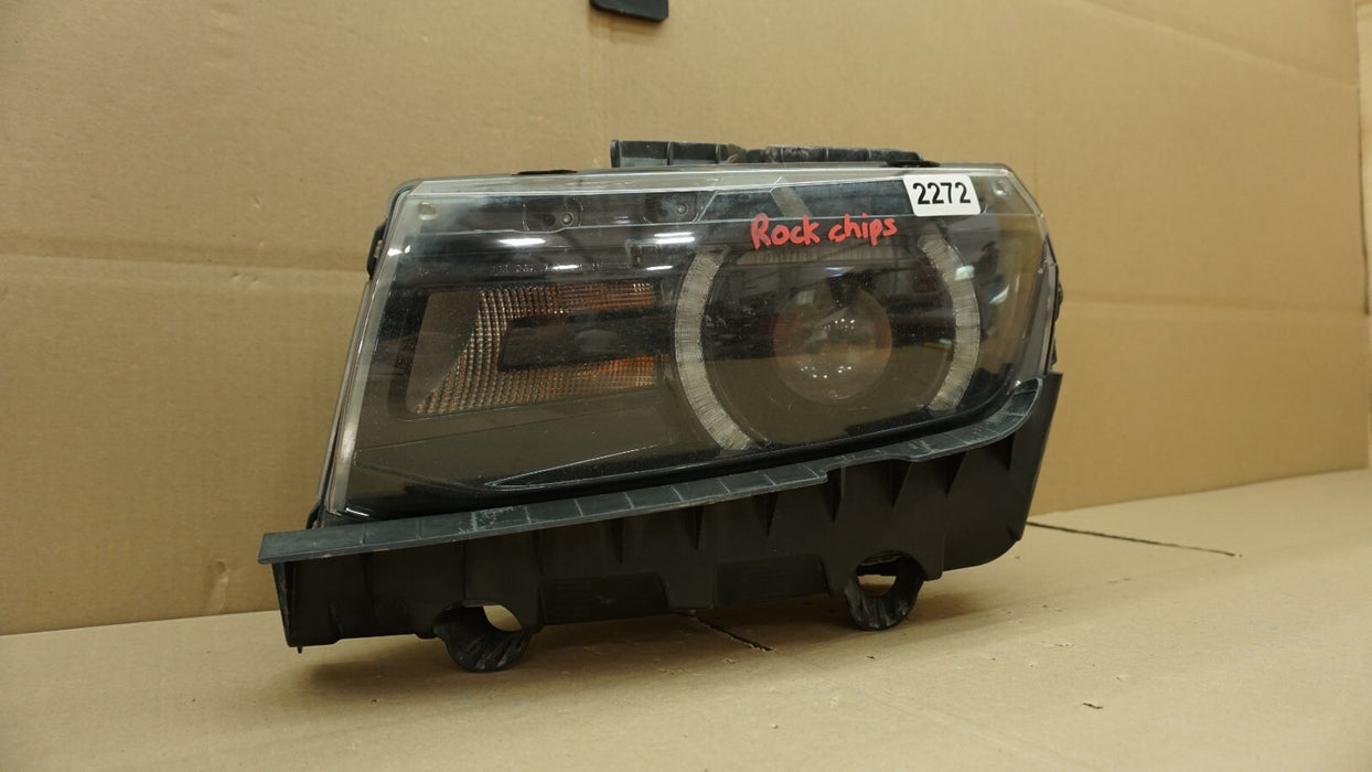 2014-2015 CHEVROLET CAMARO FRONT LEFT DRIVER SIDE HEADLIGHT HALOGEN OEM 14 15