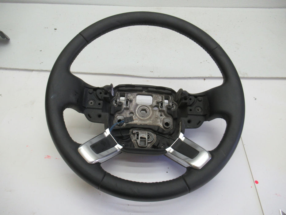 2013-2021 LAND ROVER RANGE ROVER L405 DRIVER SIDE STEERING WHEEL LEATHER OEM