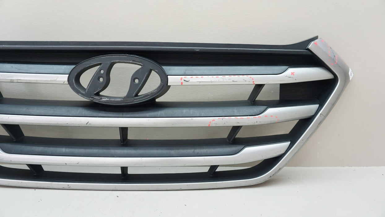2016-2018 HYUNDAI TUCSON FRONT BUMPER UPPER GRILL GRILLE AFTERPART