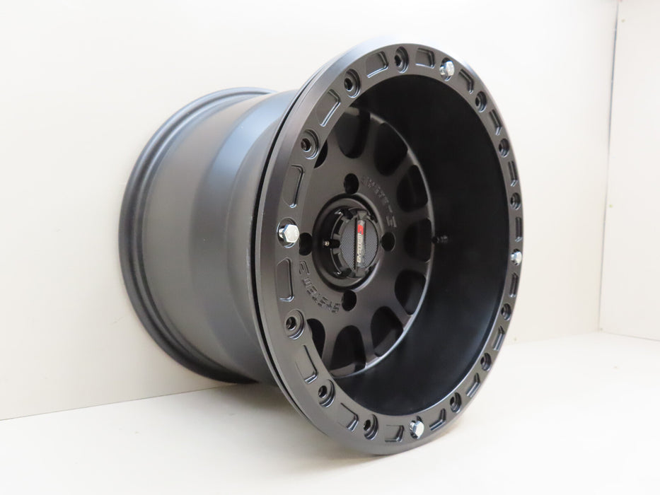 SYSTEM3 OFF ROAD 15X10 4/137 5+5(-5MM) SR5 MATTE BLACK 15S3-55371 RIM (P)