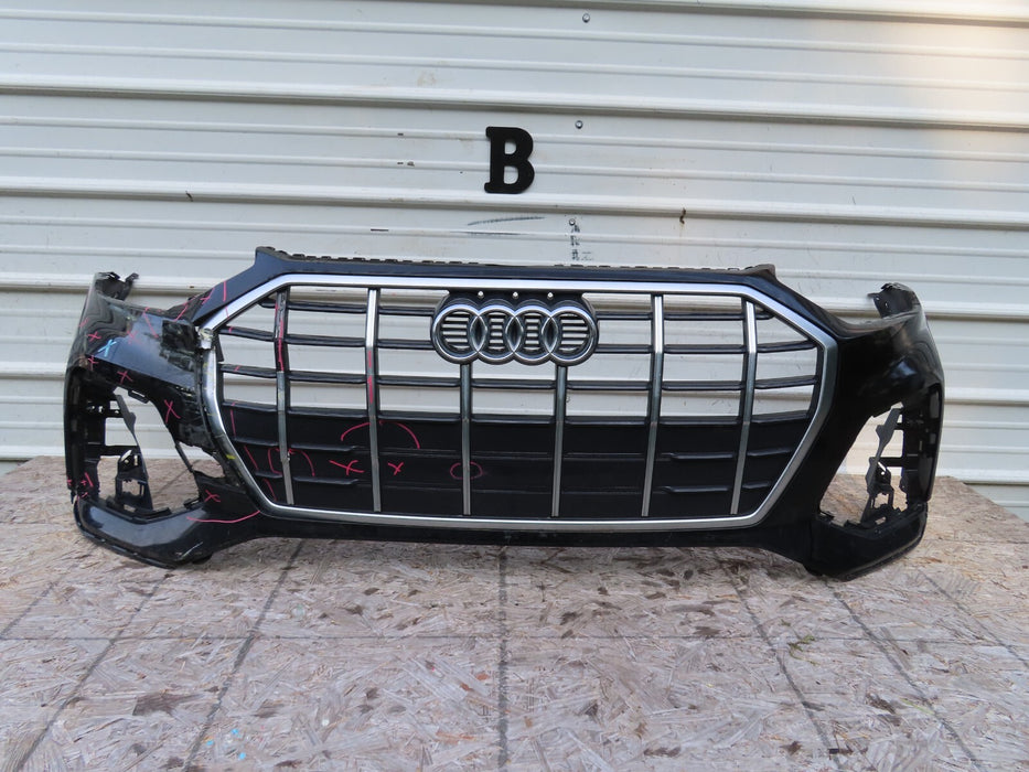 2021-2022 AUDI Q5 FRONT BUMPER COVER W/ GRILLE GRILL EMBLEM BADGE OEM 80A807437P
