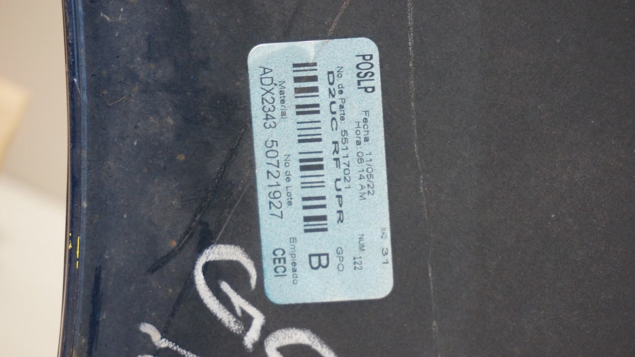 2018-2024 CHEVROLET EQUINOX REAR BUMPER COVER PANEL OEM 23333105E