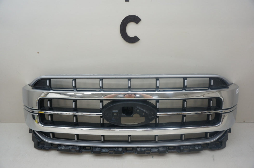 2021-2022 FORD F150 F-150 LARIAT FRONT CHROME BUMPER GRILLE OEM ML34-8200-E