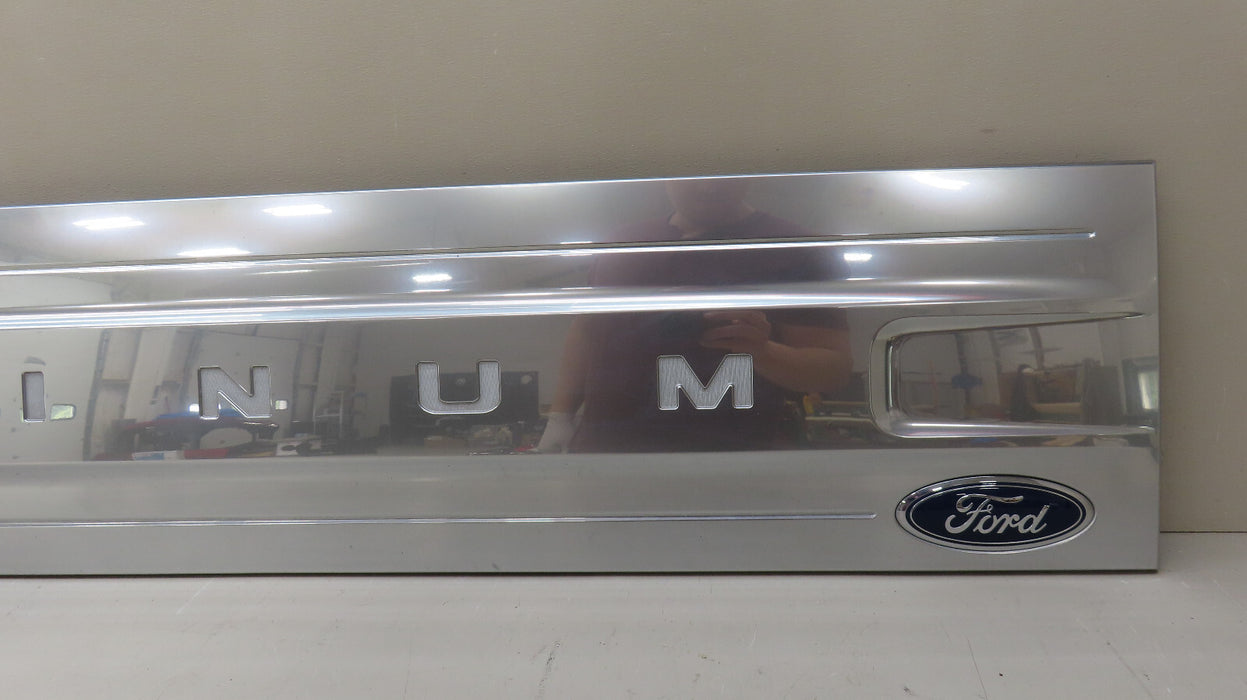 2021-2023 FORD F-150 F150 PLATINUM REAR TAILGATE MOLDING TRIM OEM