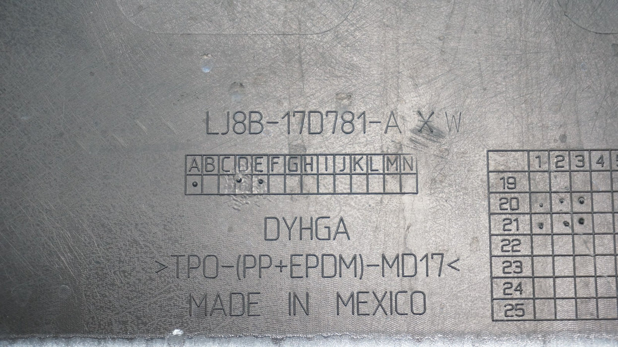 2021-2023 FORD MUSTANG MACH-E REAR BUMPER COVER PANEL OEM LJ8B-17D781-A