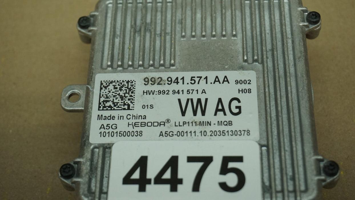 AUDI VOLKSWAGEN PORSCHE CONTROL MODULE COMPUTER  BALLAST OEM 992.941.571.AA