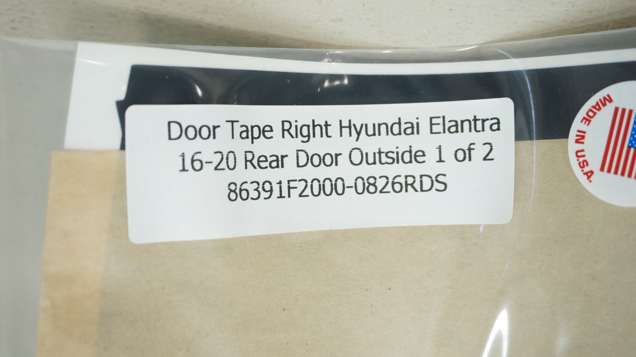 2017-2020 HYUNDAI ELANTRA SET OF BLACK OUT DOOR TAPE AND STONE GUARD 86391F2000