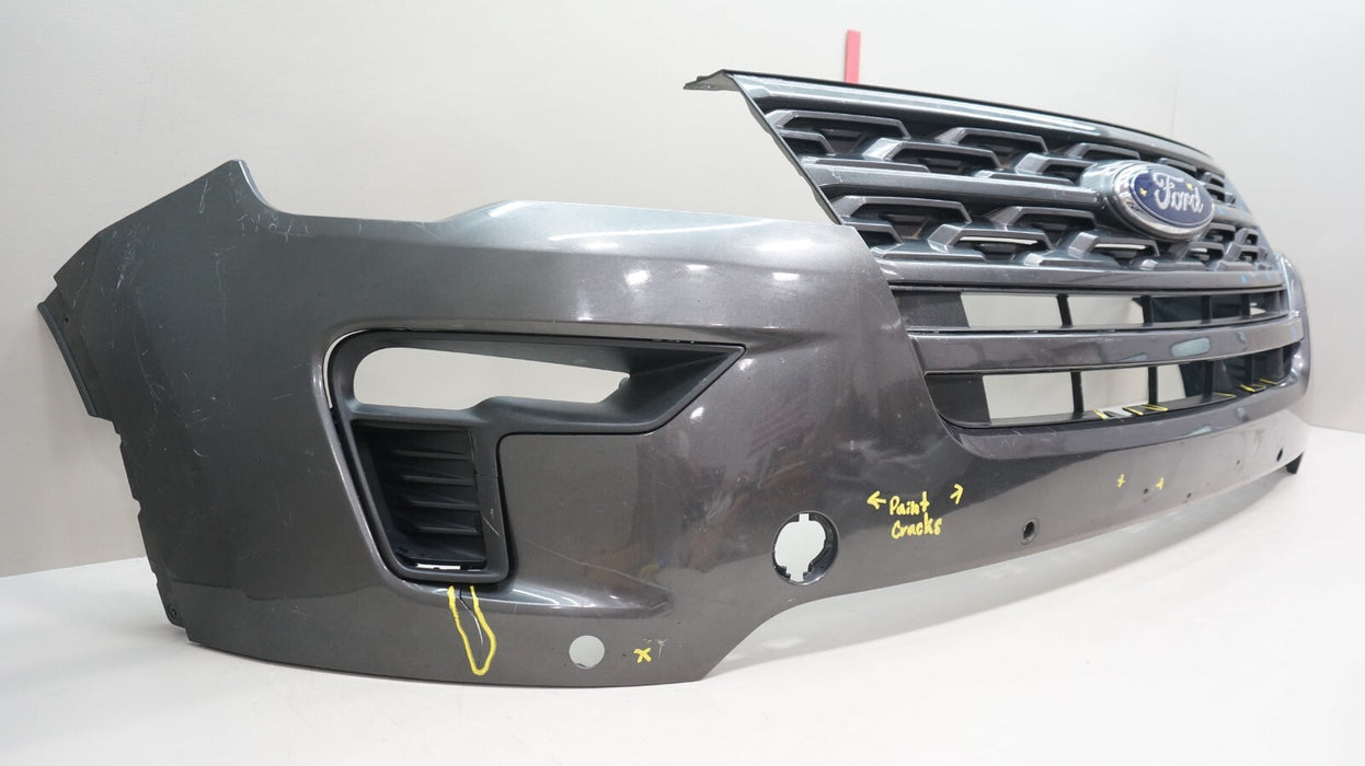 2018-2019 FORD EXPLORER FRONT BUMPER COVER WITH GRILLE OEM JB53-17C831