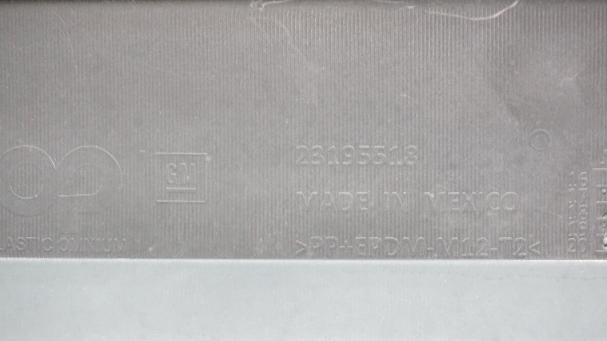 2018-2020 GMC TERRAIN REAR LOWER BUMPER VALANCE PANEL OEM 23195518