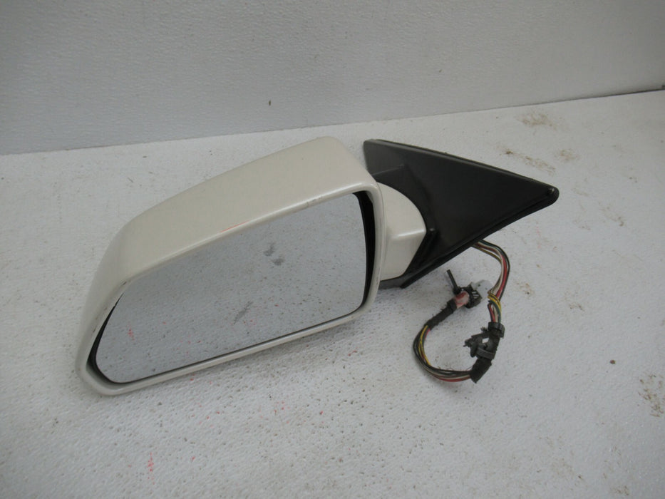 2008-2014 CADILLAC CTS FRONT LEFT DRIVER SIDE DOOR REAR VIEW MIRROR WHITE OEM