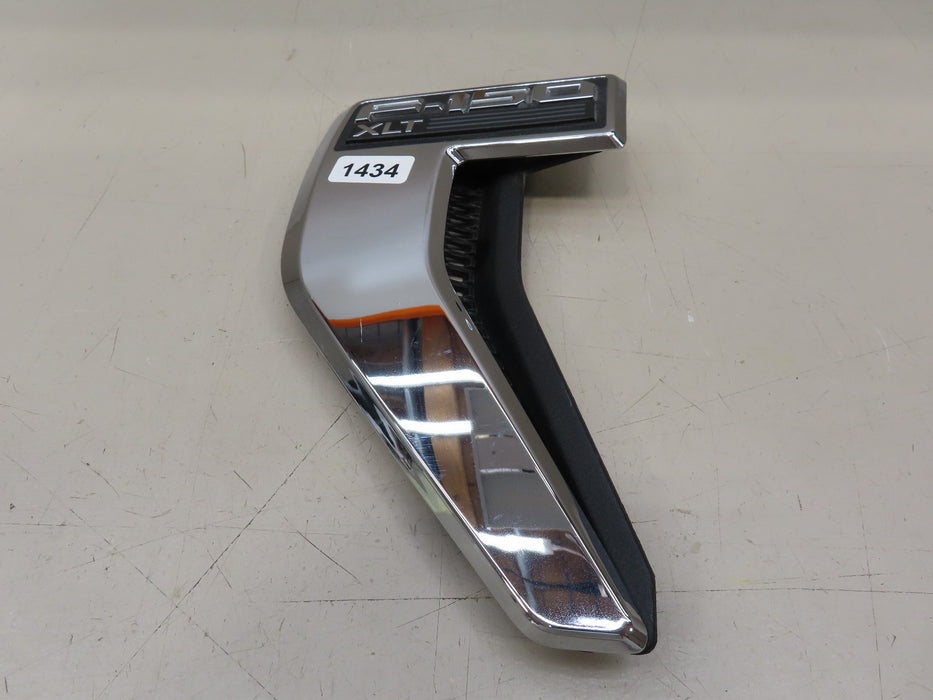 2021-2023 FORD F150 F-150 XLT LEFT DRIVER FENDER EMBLEM OEM ML34-16B115