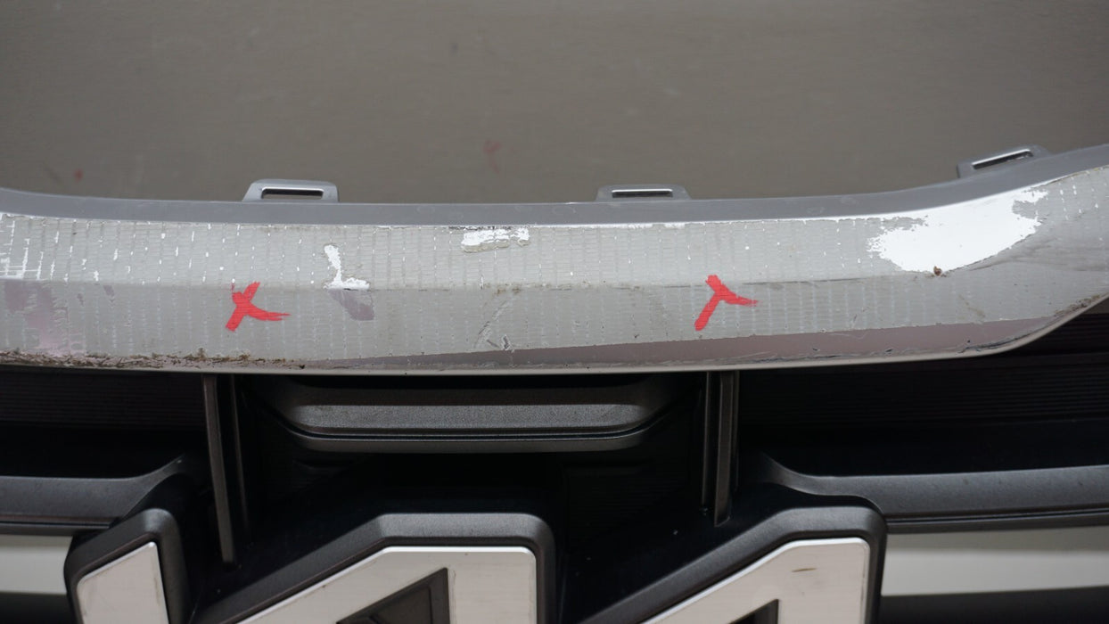 2023 KIA TELLURIDE SX FRONT BUMPER RADIATOR GRILLE W/ EMBLEM OEM 86352-S9600
