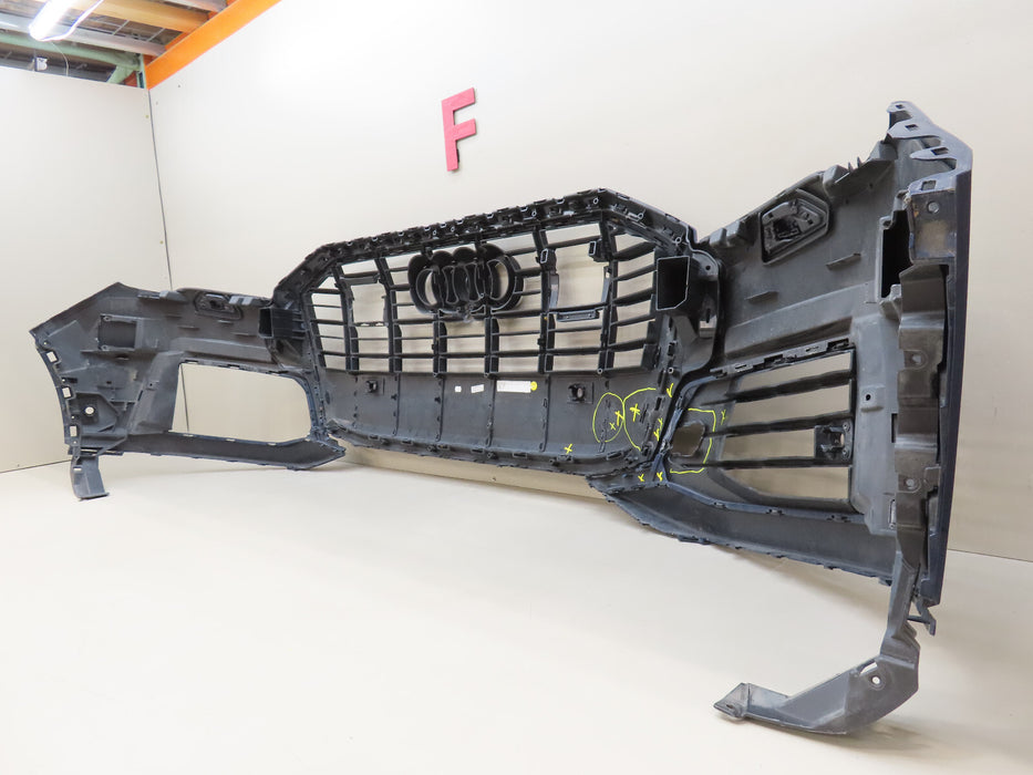 2017 2018 2019 AUDI Q7 FRONT BUMPER COVER W/GRILLE OEM