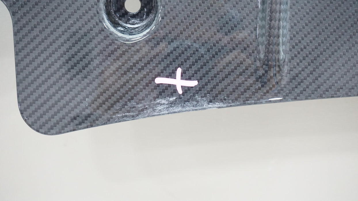 2020-2021 BENTLEY CONTINENTAL GT GTC REAR LEAR LOWER CARBON FIBER VALANCE OEM