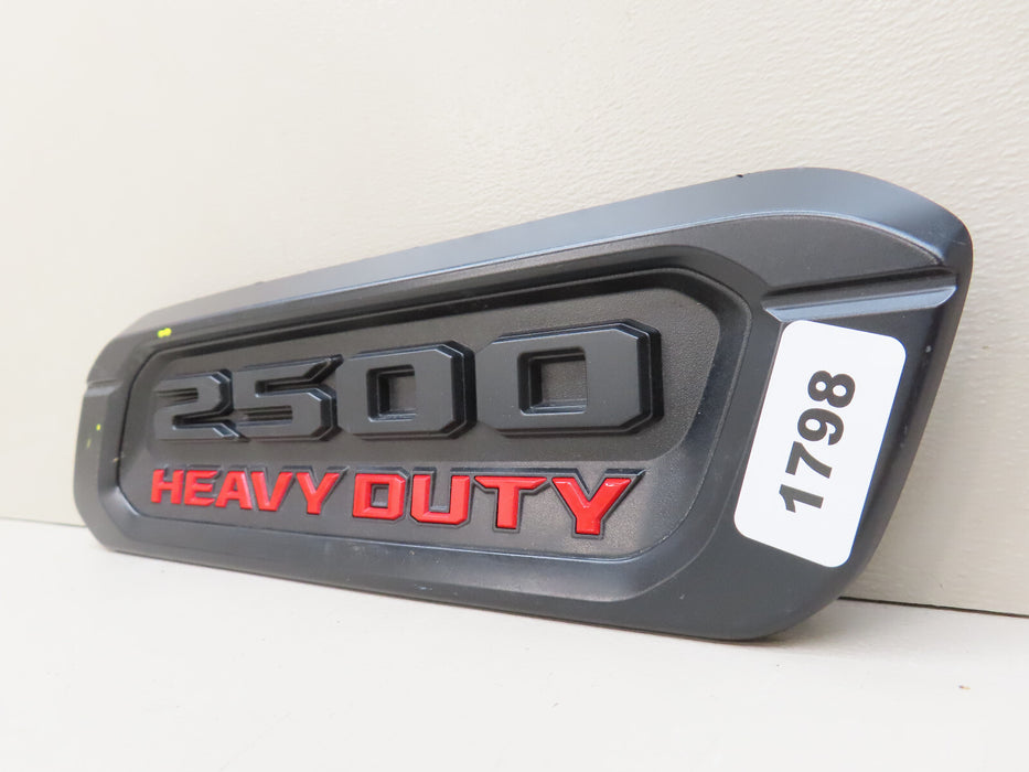 2019-2024 DODGE RAM 2500 HEAVY DUTY FRONT RIGHT PASSENGER HOOD EMBLEM OEM