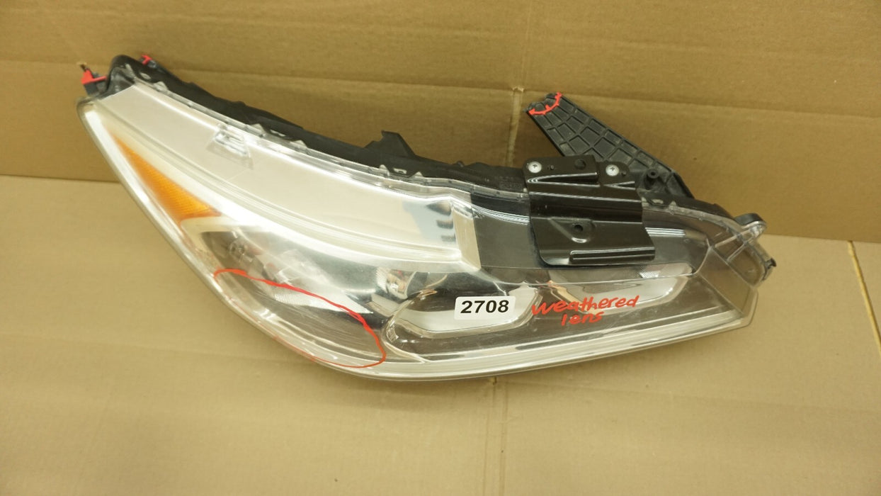 2016-2017 HONDA ACCORD FRONT RIGHT PASSENGER SIDE HEADLIGHT HALOGEN W/ LED OEM