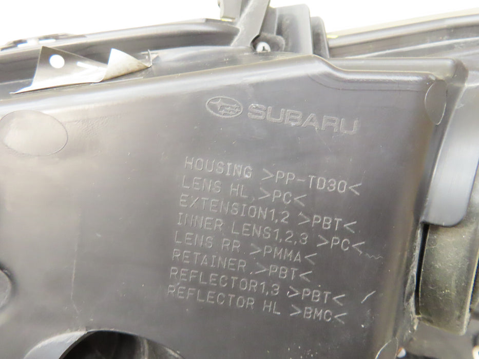 2018 2019 SUBARU OUTBACK FRONT RIGHT PASSENGER HEADLIGHT HALOGEN W/LED OEM