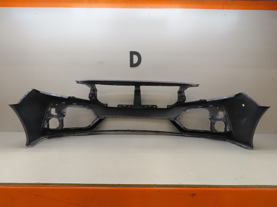 2017-2019 HONDA CIVIC EX EX-L LX HATCHBACK FRONT BUMPER COVER OEM 71101-TGG-ZZ00