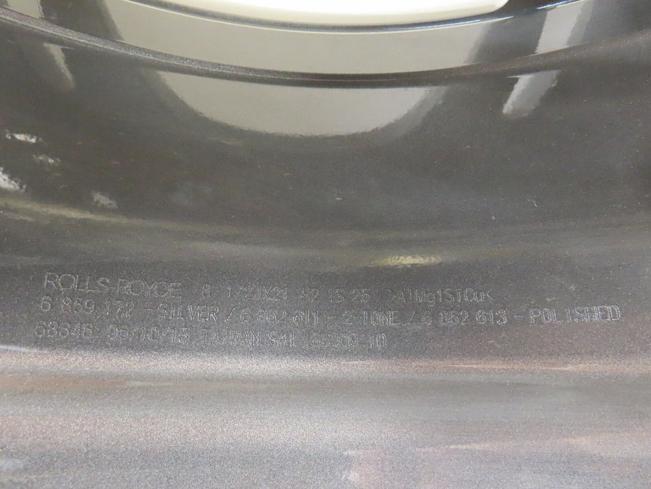 ..ROLLS-ROYCE 21XJ8.5 FACTORY RIM OEM 6862613