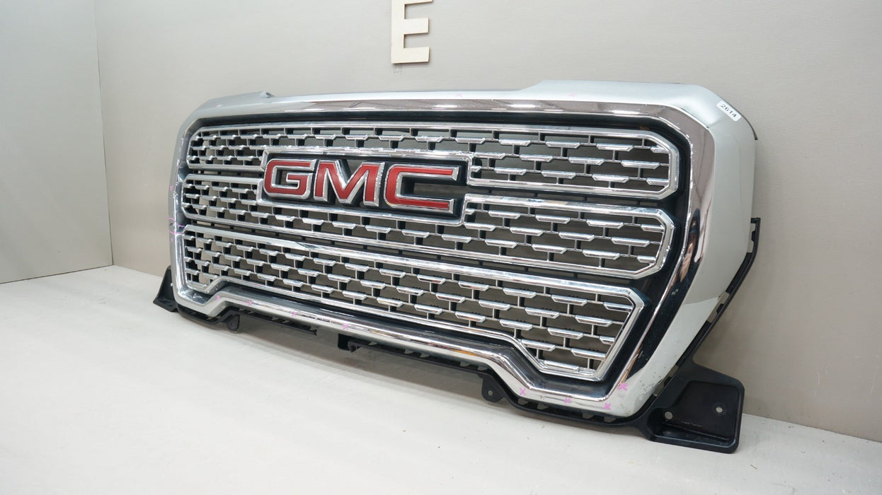 2019-2021 GMC SIERRA DENALI FRONT BUMPER RADIATOR GRILLE OEM