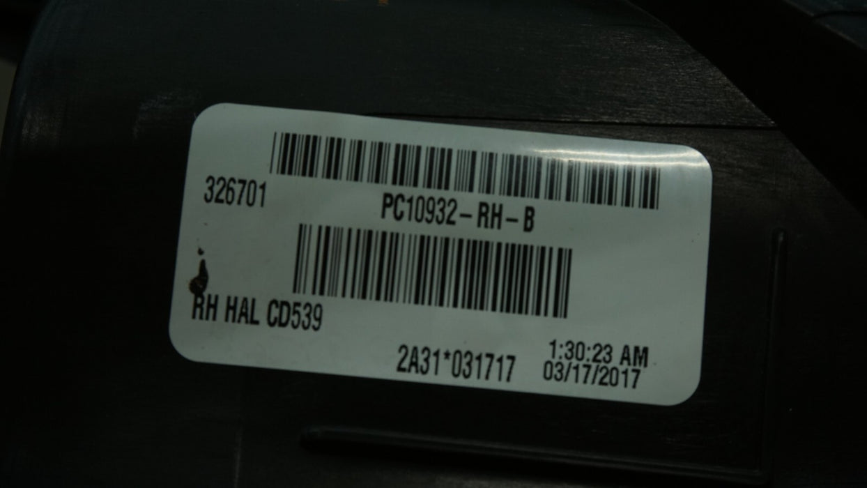2015-2018 FORD EDGE FRONT RIGHT PASSENGERS SIDE HALOGEN HEADLIGHT OEM