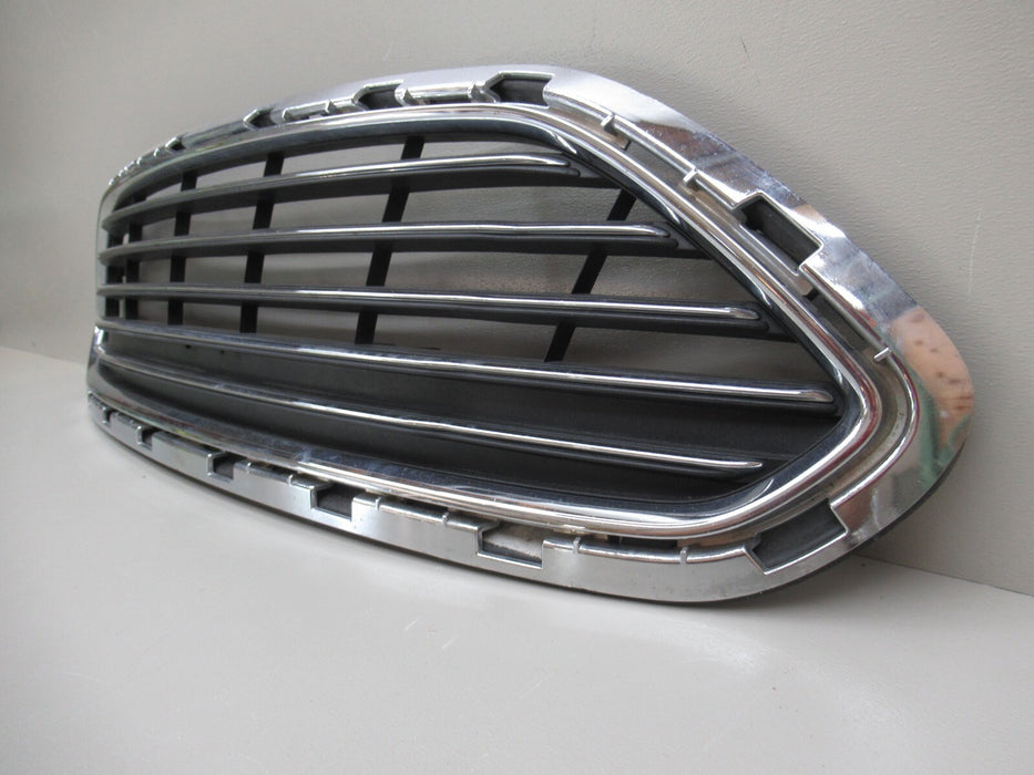 2014-2019 FORD FIESTA FRONT BUMPER UPPER GRILLE GRILL CHROME D2BB-17B968-AFW OEM