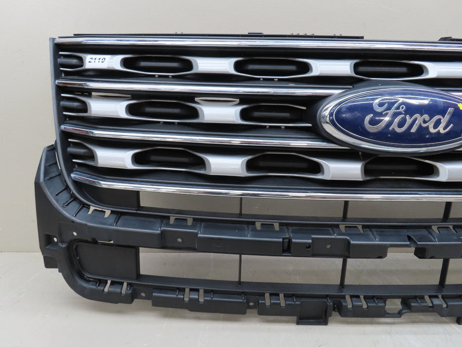 2016-2017 FORD EXPLORER FRONT BUMPER GRILLE GRILL W/ EMBLEM OEM FB53-8150-ABW
