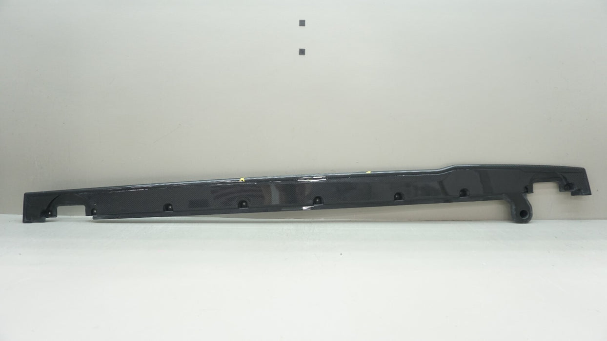 2018+ BENTLEY GT CARBON FIBER LEFT DRIVER SIDE SILL TRIM SKIRT 3SD071995